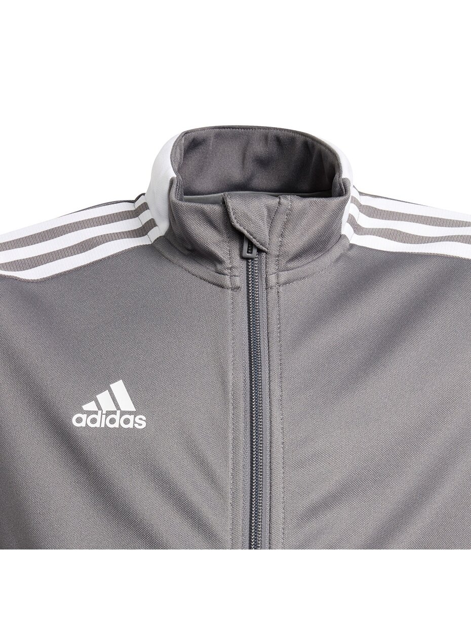 Adidas Tiro 21 Track vaikiškas džemperis pilkas GM7311 3 Adidas Tiro 21 Track vaikiškas džemperis pilkas GM7311 3