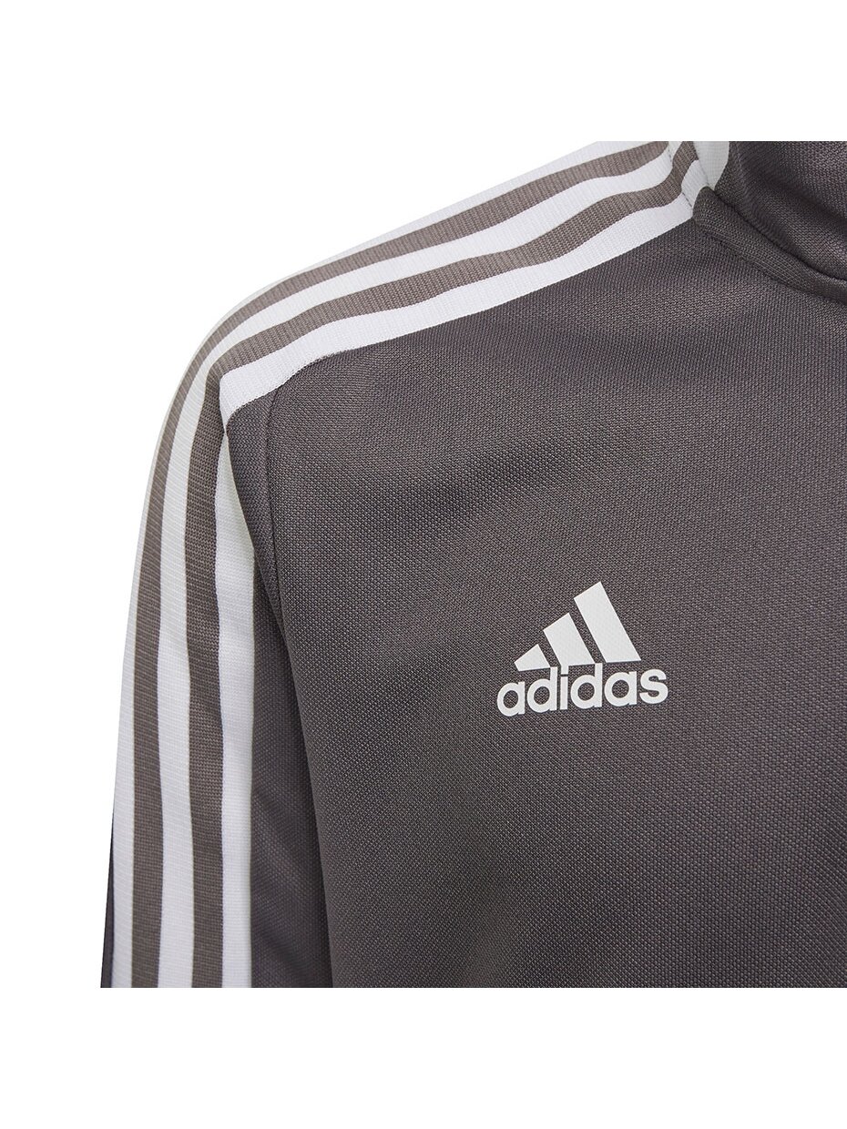 Adidas Tiro 21 Training Top Jaunimo džemperis vaikams, pilkas GM7321 4 Adidas Tiro 21 Training Top Jaunimo džemperis vaikams, pilkas GM7321 4
