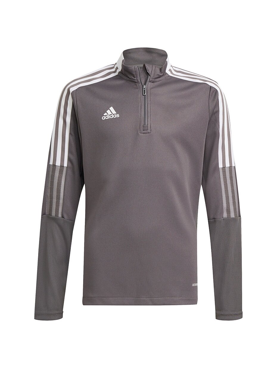 Adidas Tiro 21 Training Top Jaunimo džemperis vaikams, pilkas GM7321 Adidas Tiro 21 Training Top Jaunimo džemperis vaikams, pilkas GM7321