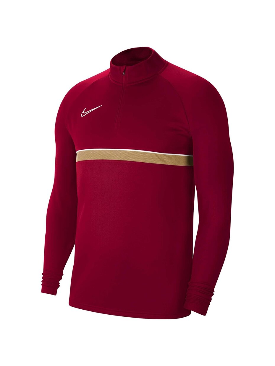 Nike NK DF Academy 21 Drill Top vaikiški džemperiai, bordo CW6112 677 Nike NK DF Academy 21 Drill Top vaikiški džemperiai, bordo CW6112 677