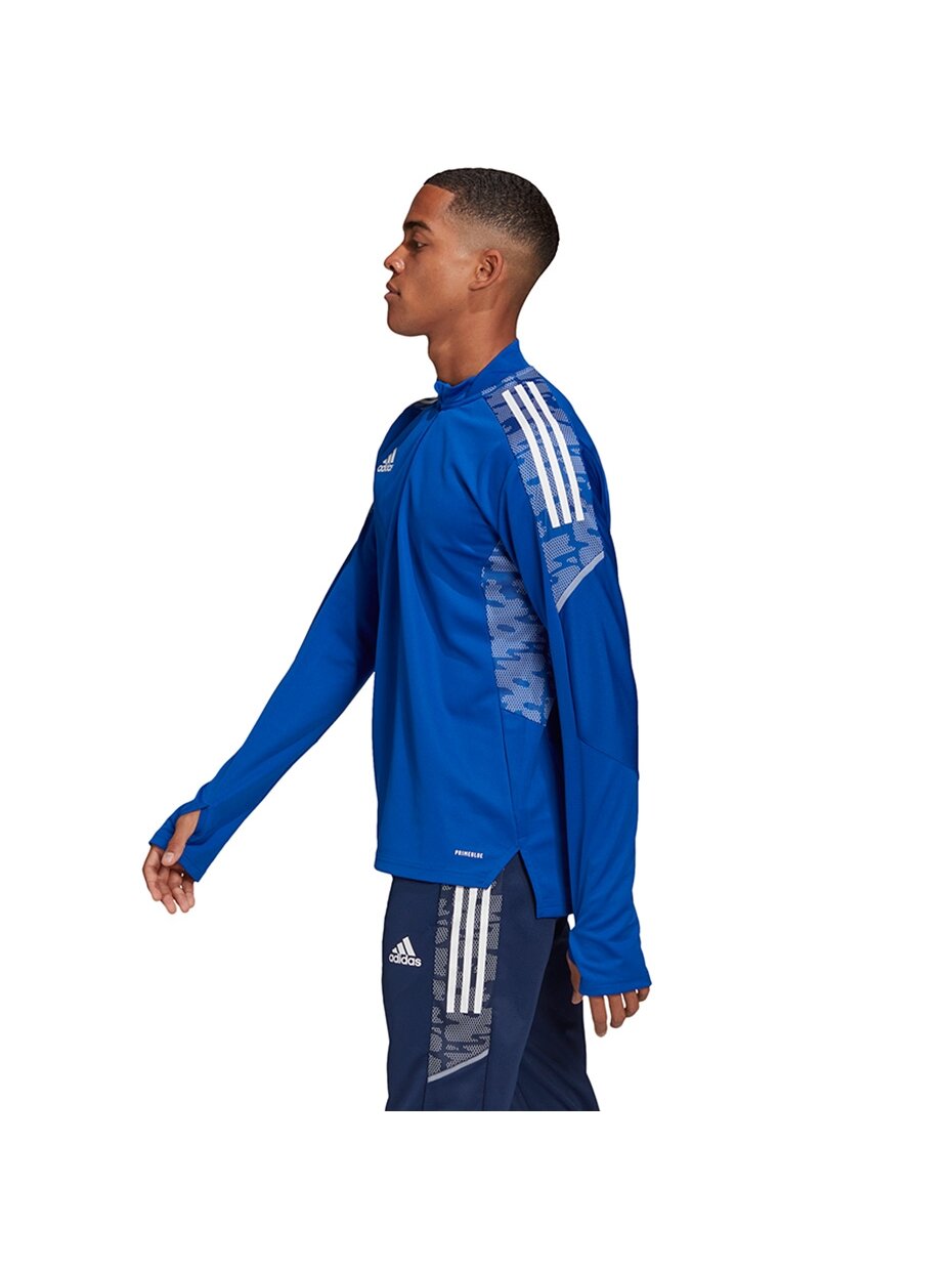 Adidas Condivo 21 Training Top Primeblue vyriškas džemperis, mėlynas GE5421 1 Adidas Condivo 21 Training Top Primeblue vyriškas džemperis, mėlynas GE5421 1
