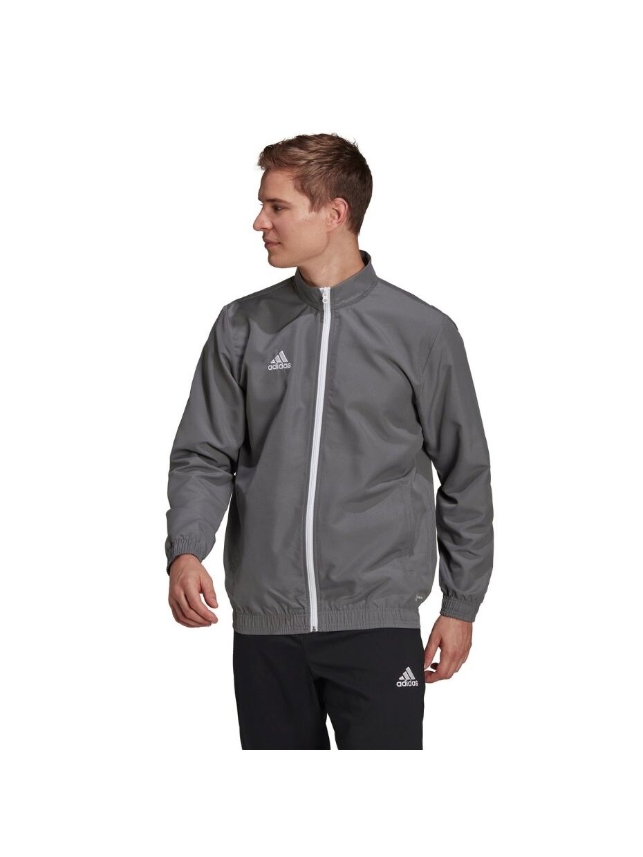 Adidas Entrada 22 Presentation Jacket vyriškas džemperis, pilkas H57535 2 Adidas Entrada 22 Presentation Jacket vyriškas džemperis, pilkas H57535 2