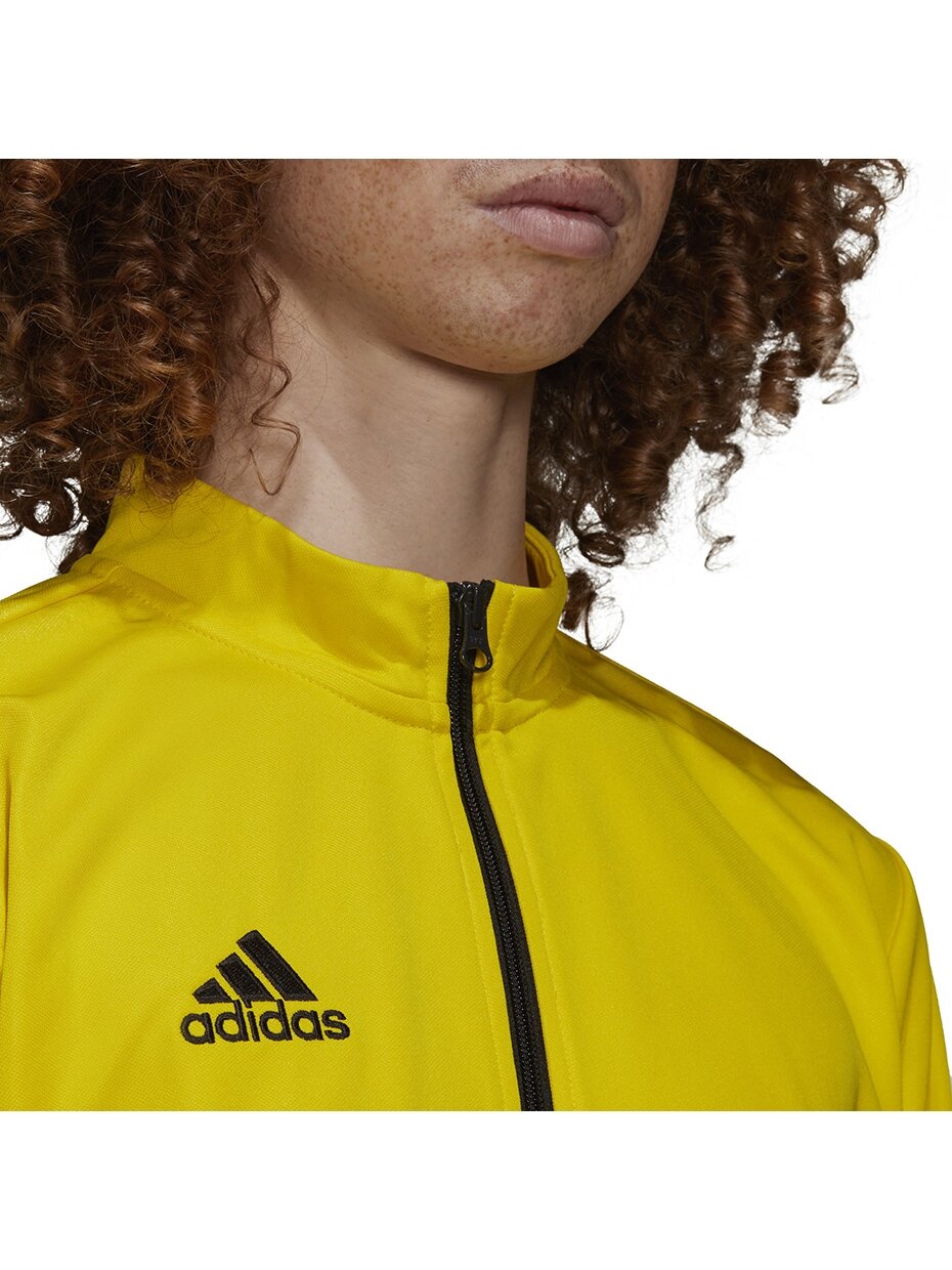 Adidas Entrada 22 Track Jacket vyriškas džemperis, geltonas HI2134 4 Adidas Entrada 22 Track Jacket vyriškas džemperis, geltonas HI2134 4