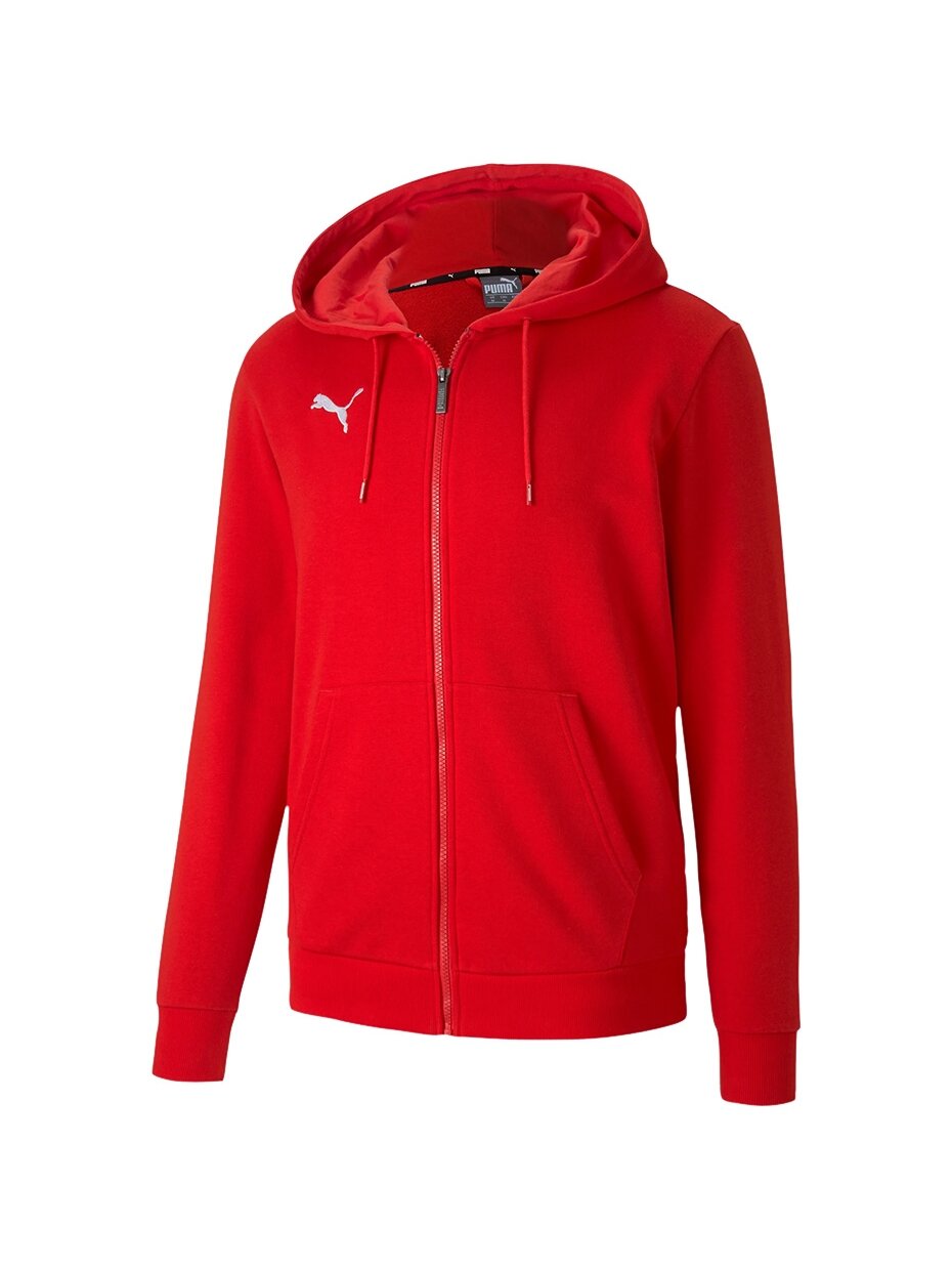 Puma teamGOAL 23 Casuals Hooded Jacket vyriškas džemperis raudonas 656708 01 Puma teamGOAL 23 Casuals Hooded Jacket vyriškas džemperis raudonas 656708 01