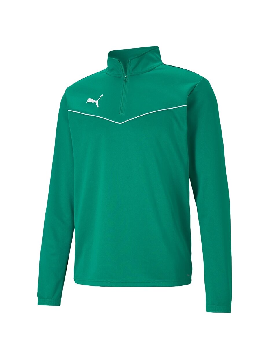 Puma teamRISE 1 4 Zip Top Pepper Gre vyriškas džemperis žalias 657394 05