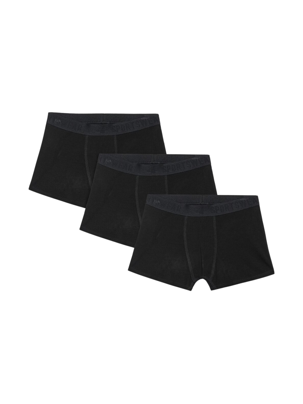 4F Bokseriai berniukams M061 3 poros juoda 4F Bokseriai berniukams M061 3 poros juoda