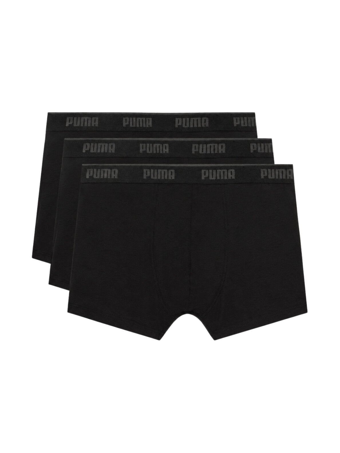 Puma vyriški bokseriniai šortai 3 pak. juodi 947130 03 Puma vyriški bokseriniai šortai 3 pak. juodi 947130 03