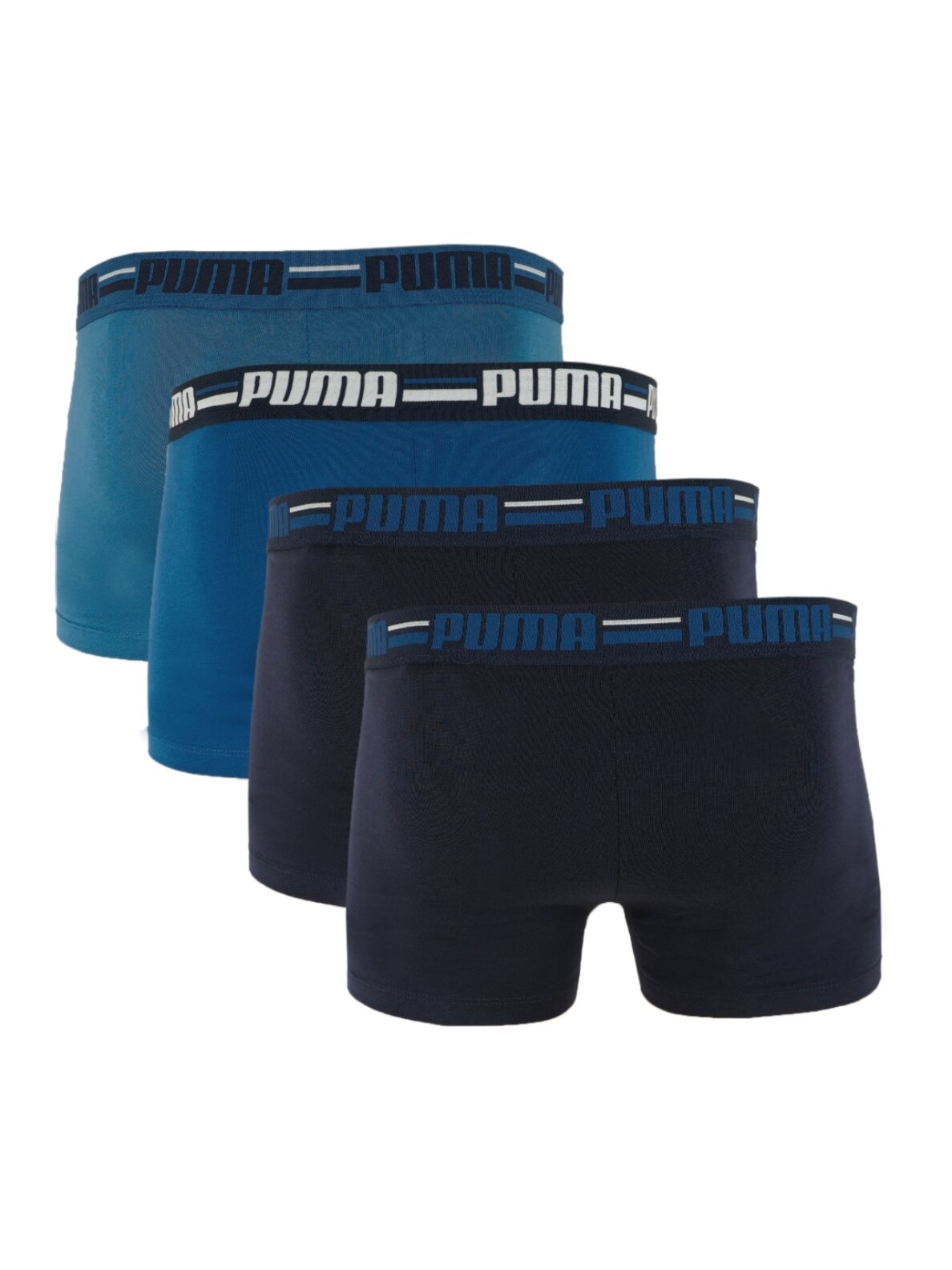Puma vyriški trumpikiai Brand Elastic 4 poros tamsiai mėlyni/mėlyni 938197 02 1