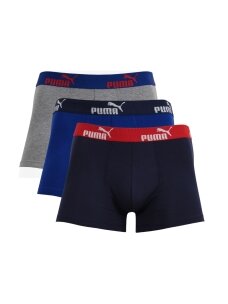 Puma vyriški boxeriai Sodalite 3 poros tamsiai mėlyni, mėlyni, pilki 100003547 3733/ 005 020