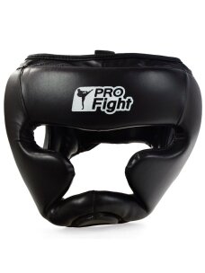 Bokso šalmas Profight 705 PU juodas suaugusiųjų