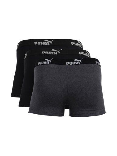 Puma vyriški boxer 3 poros pilka, juoda, 100003547 3730/002 020