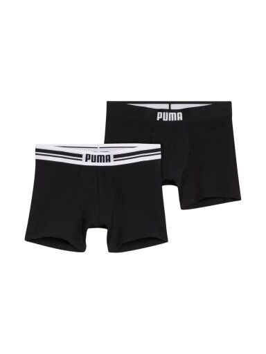 Puma Everyday Placed Logo vyriški šortai, 2 pak. juodi 938476 01