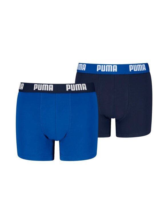Puma Everyday Basic vaikiški šortai, 2 pak. mėlyni, tamsiai mėlyni 938971 06 Puma Everyday Basic vaikiški šortai, 2 pak. mėlyni, tamsiai mėlyni 938971 06