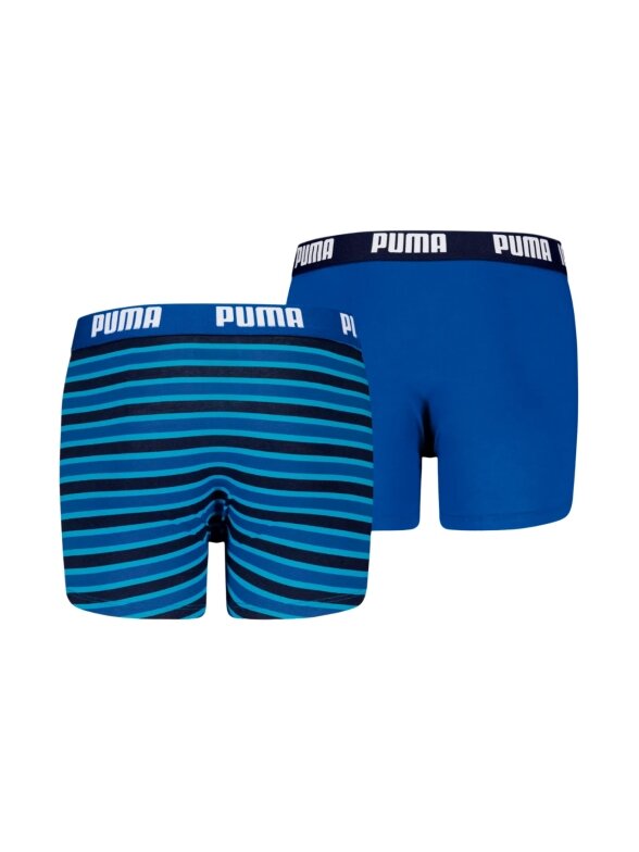 Puma Everyday Striped vaikiški šortai, 2 pak. mėlynos ir juodos spalvos 938970 04 2