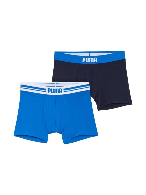 Puma Everyday Placed Logo vyriški šortai, 2 pak. mėlyni, tamsiai mėlyni 938476 03 Puma Everyday Placed Logo vyriški šortai, 2 pak. mėlyni, tamsiai mėlyni 938476 03