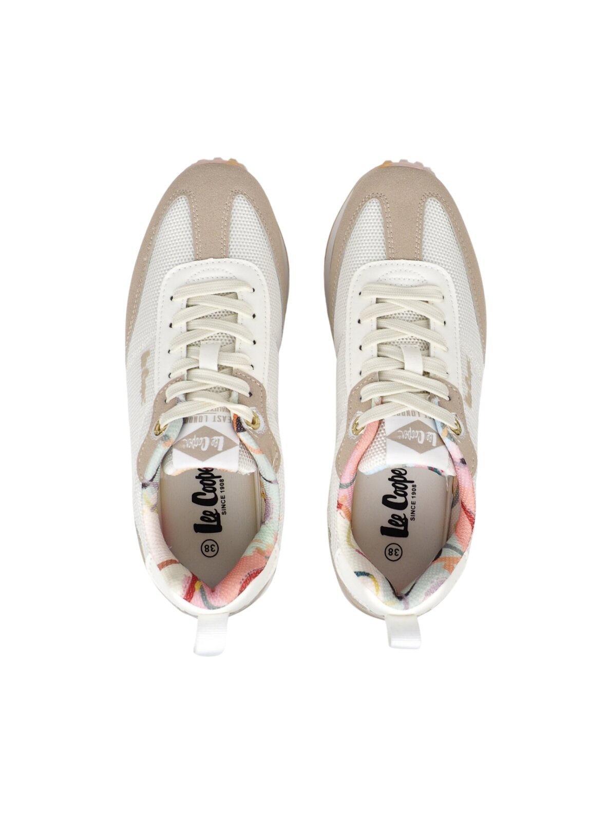 Lee Cooper moteriški batai smėlio ir baltos spalvos LCW-25-03-3376LA 3 Lee Cooper moteriški batai smėlio ir baltos spalvos LCW-25-03-3376LA 3
