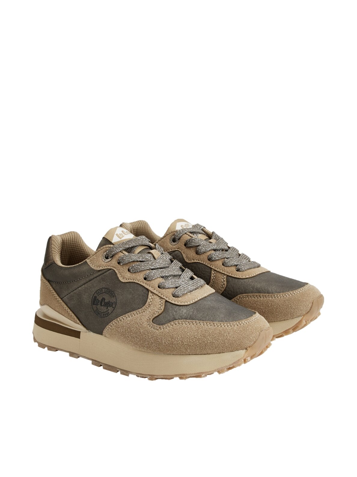 Lee Cooper moteriški batai rudos ir pilkos spalvos LCJ-25-03-3827LA 1 Lee Cooper moteriški batai rudos ir pilkos spalvos LCJ-25-03-3827LA 1
