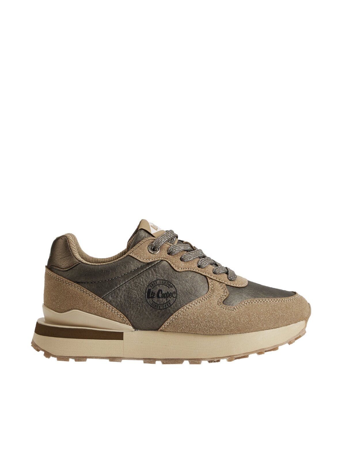 Lee Cooper moteriški batai rudos ir pilkos spalvos LCJ-25-03-3827LA Lee Cooper moteriški batai rudos ir pilkos spalvos LCJ-25-03-3827LA
