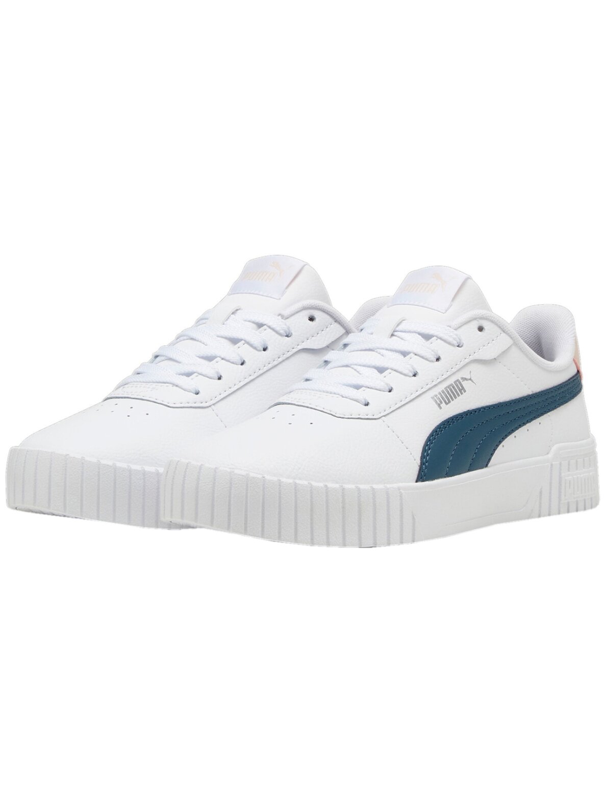 Puma Carina 2.0 moteriški batai balti ir mėlyni 385849 31 1