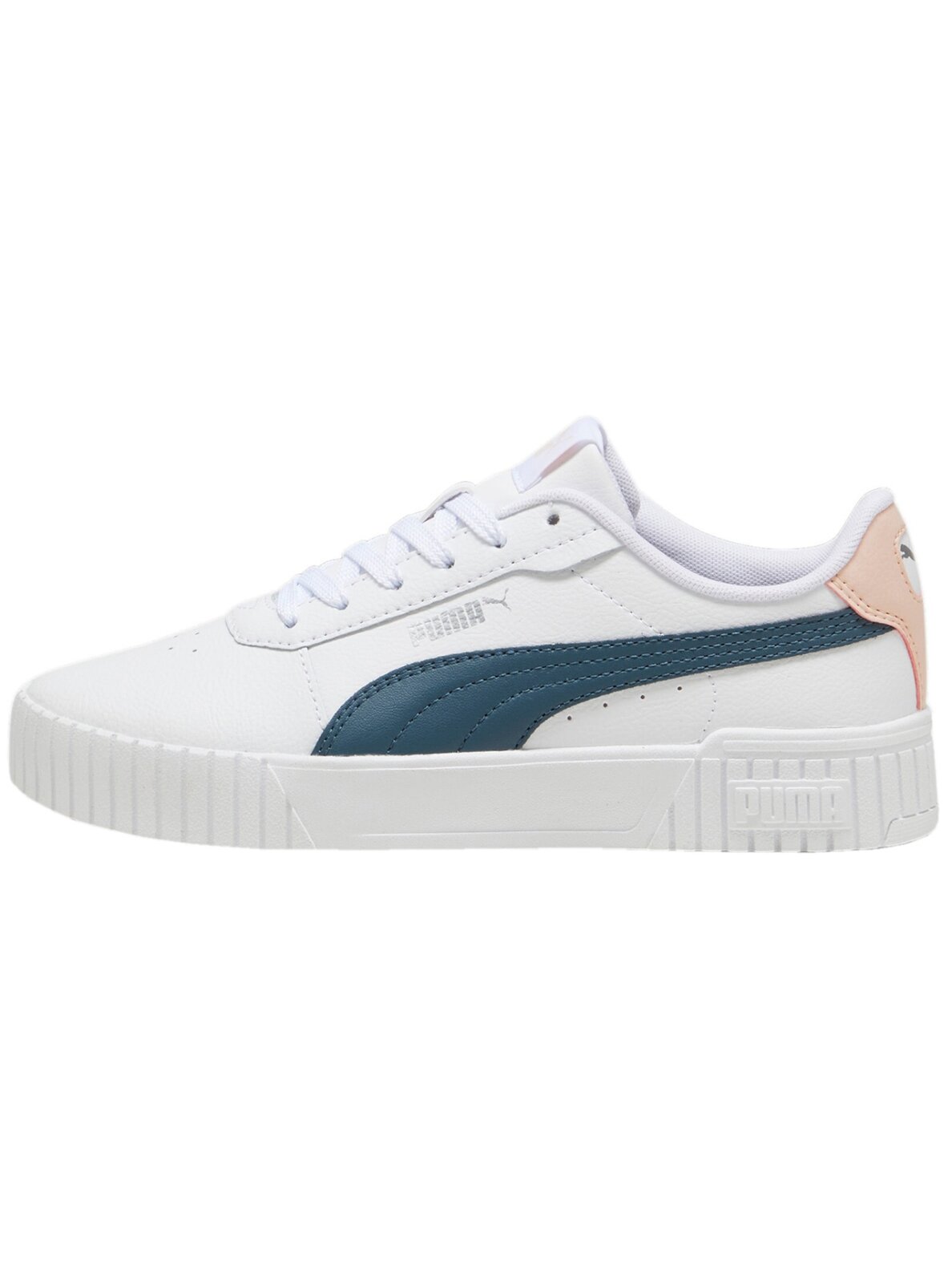 Puma Carina 2.0 moteriški batai balti ir mėlyni 385849 31 4 Puma Carina 2.0 moteriški batai balti ir mėlyni 385849 31 4