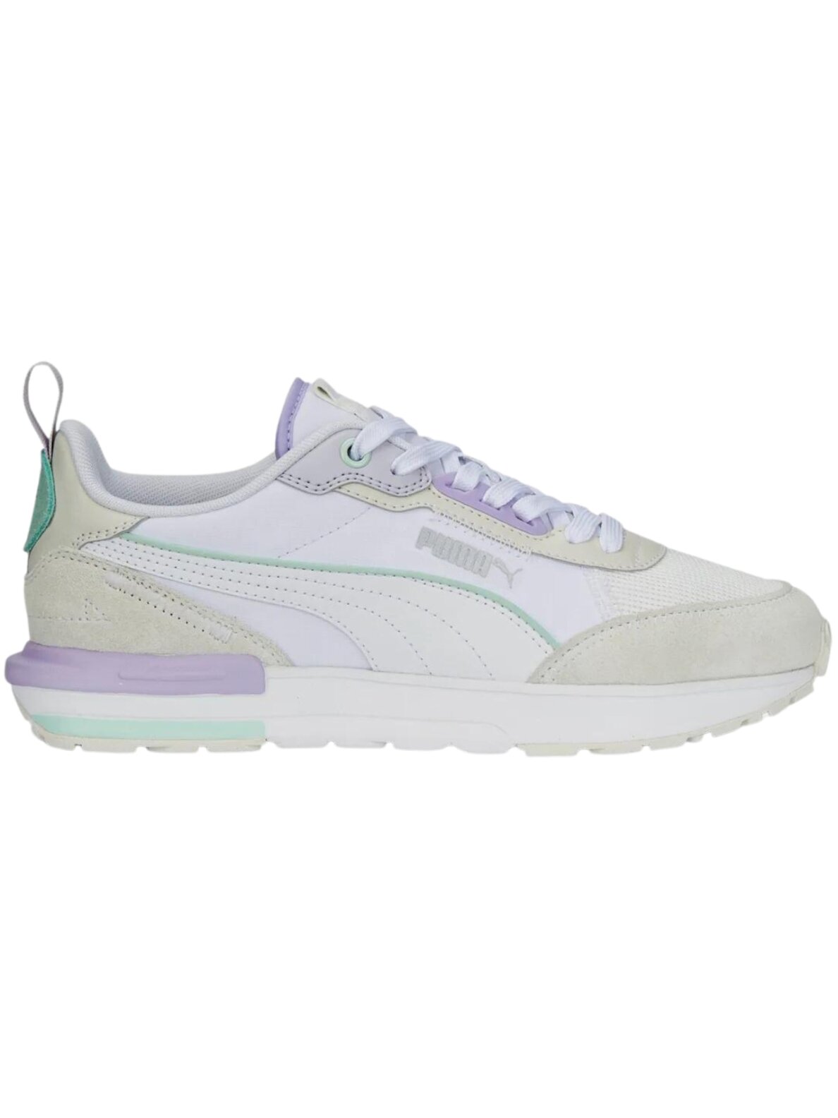 Puma R22 moteriški batai smėlio spalvos-violetinė-balta 383462 25 Puma R22 moteriški batai smėlio spalvos-violetinė-balta 383462 25