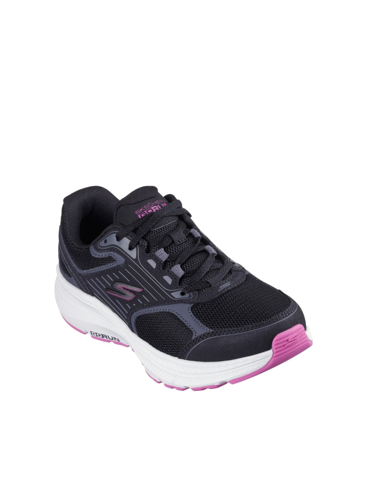 Skechers Go Run Consistent 2.0 moteriški batai juodi 128606 BKFS 1 Skechers Go Run Consistent 2.0 moteriški batai juodi 128606 BKFS 1