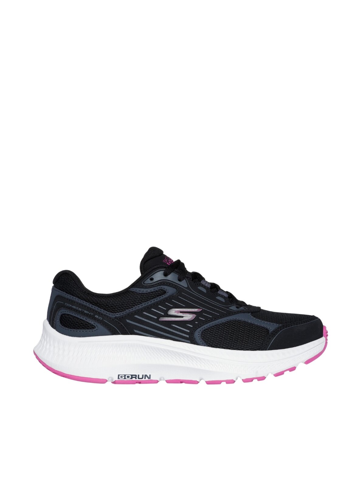 Skechers Go Run Consistent 2.0 moteriški batai juodi 128606 BKFS Skechers Go Run Consistent 2.0 moteriški batai juodi 128606 BKFS