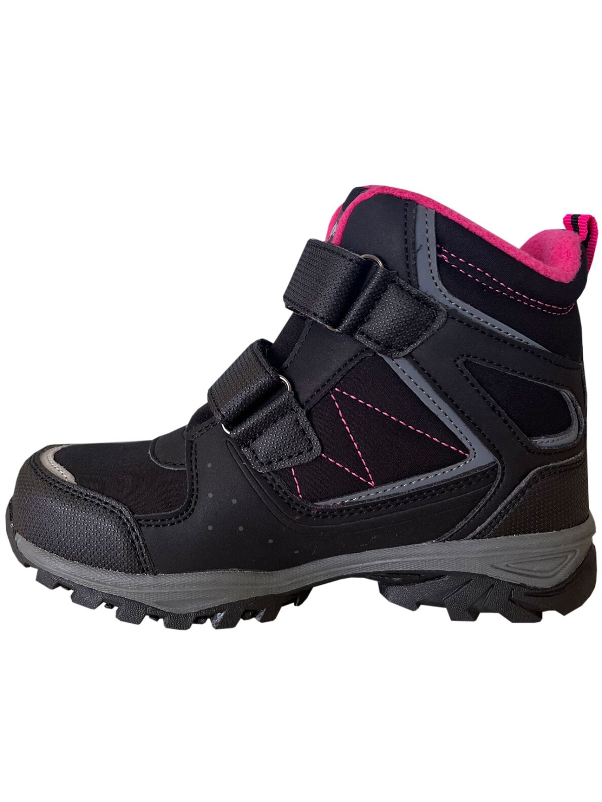 Lee Cooper vaikiški batai, juodi ir rožiniai LCJ-23-01-2061K 2