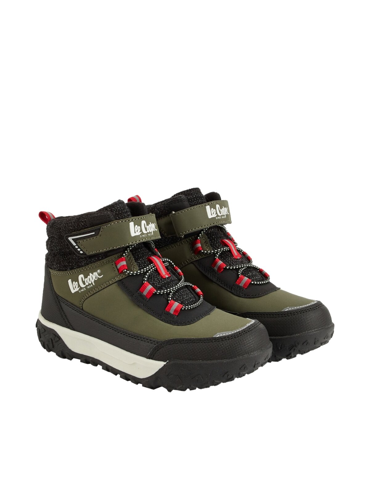 Lee Cooper chaki spalvos vaikiški batai LCJ-25-01-3758K 1