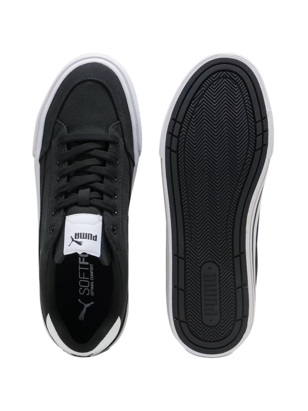 Puma Court Classic vaikiški batai, juodi 395020 03 2 Puma Court Classic vaikiški batai, juodi 395020 03 2