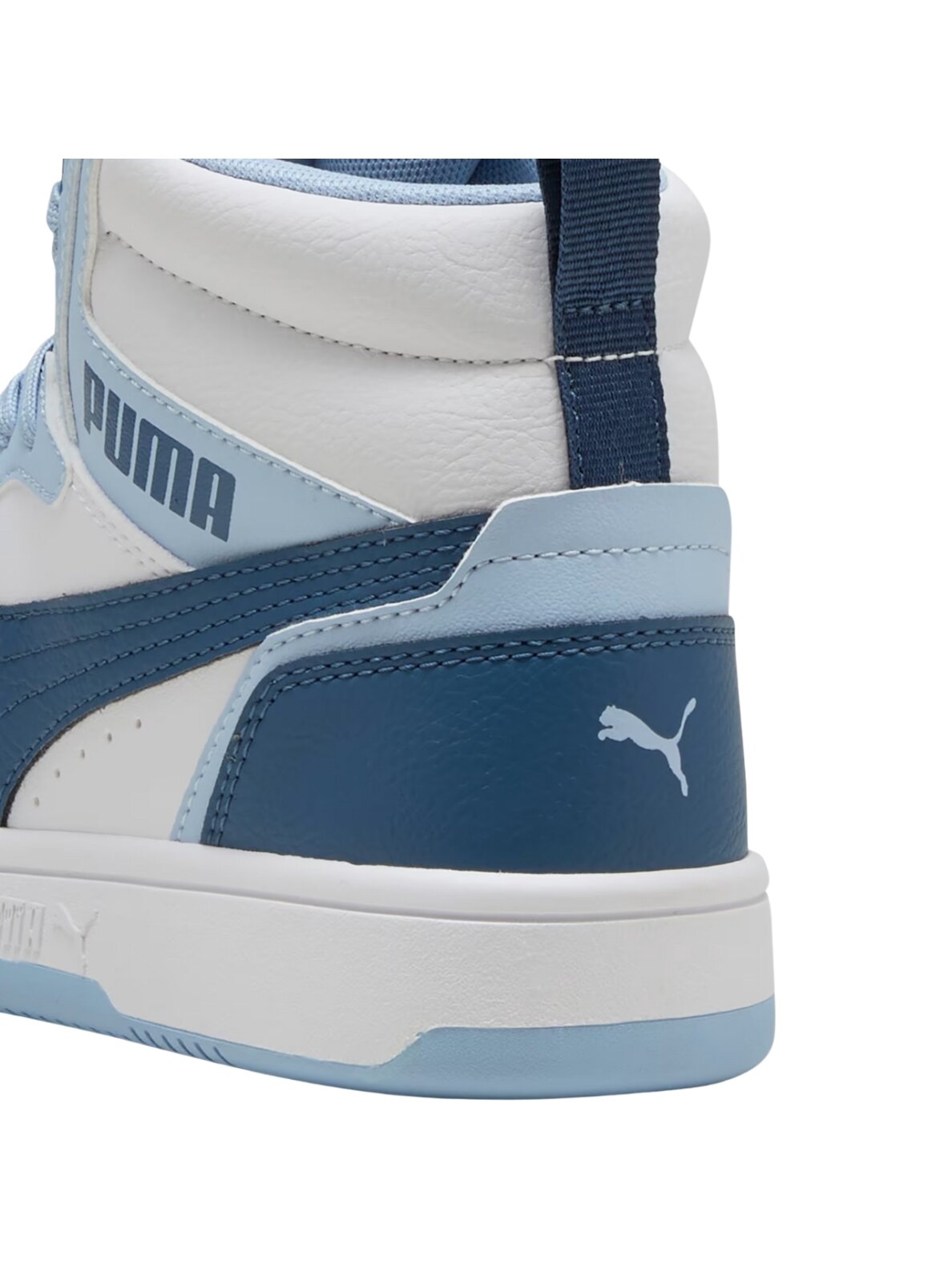 Puma Rebound V6 Mid batai vaikams balti-mėlyni 393831 32 2