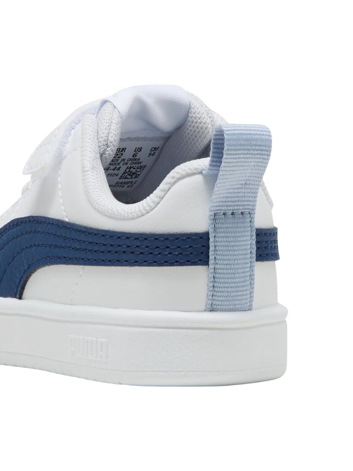 Puma Rickie AC+ Inf vaikiški bateliai balti/mėlyni 384314 44 2 Puma Rickie AC+ Inf vaikiški bateliai balti/mėlyni 384314 44 2