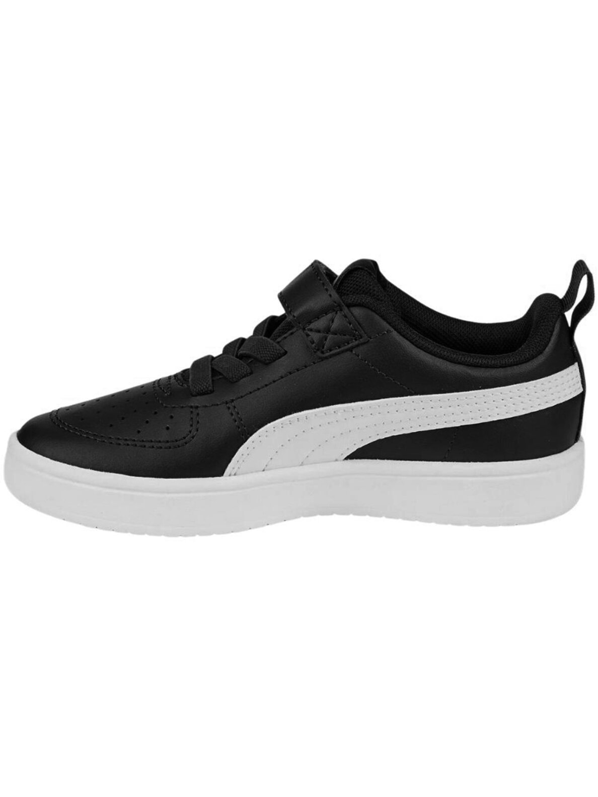 Puma Rickie AC+ PS vaikiški batai juodai balti 385836 11 1 Puma Rickie AC+ PS vaikiški batai juodai balti 385836 11 1