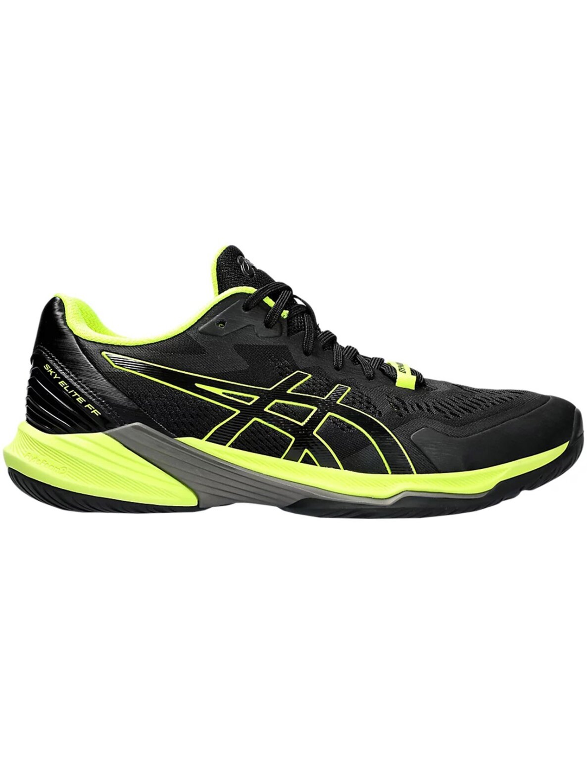 Asics Sky Elite FF 2 vyriški batai juodos ir laimo spalvos 1051A064 004 Asics Sky Elite FF 2 vyriški batai juodos ir laimo spalvos 1051A064 004