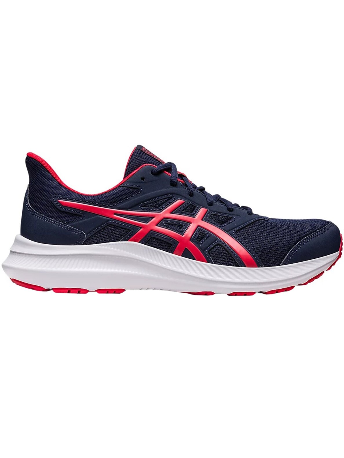 Asics Jolt 4 vyriški bėgimo bateliai, tamsiai mėlyni ir raudoni 1011B603 403 Asics Jolt 4 vyriški bėgimo bateliai, tamsiai mėlyni ir raudoni 1011B603 403