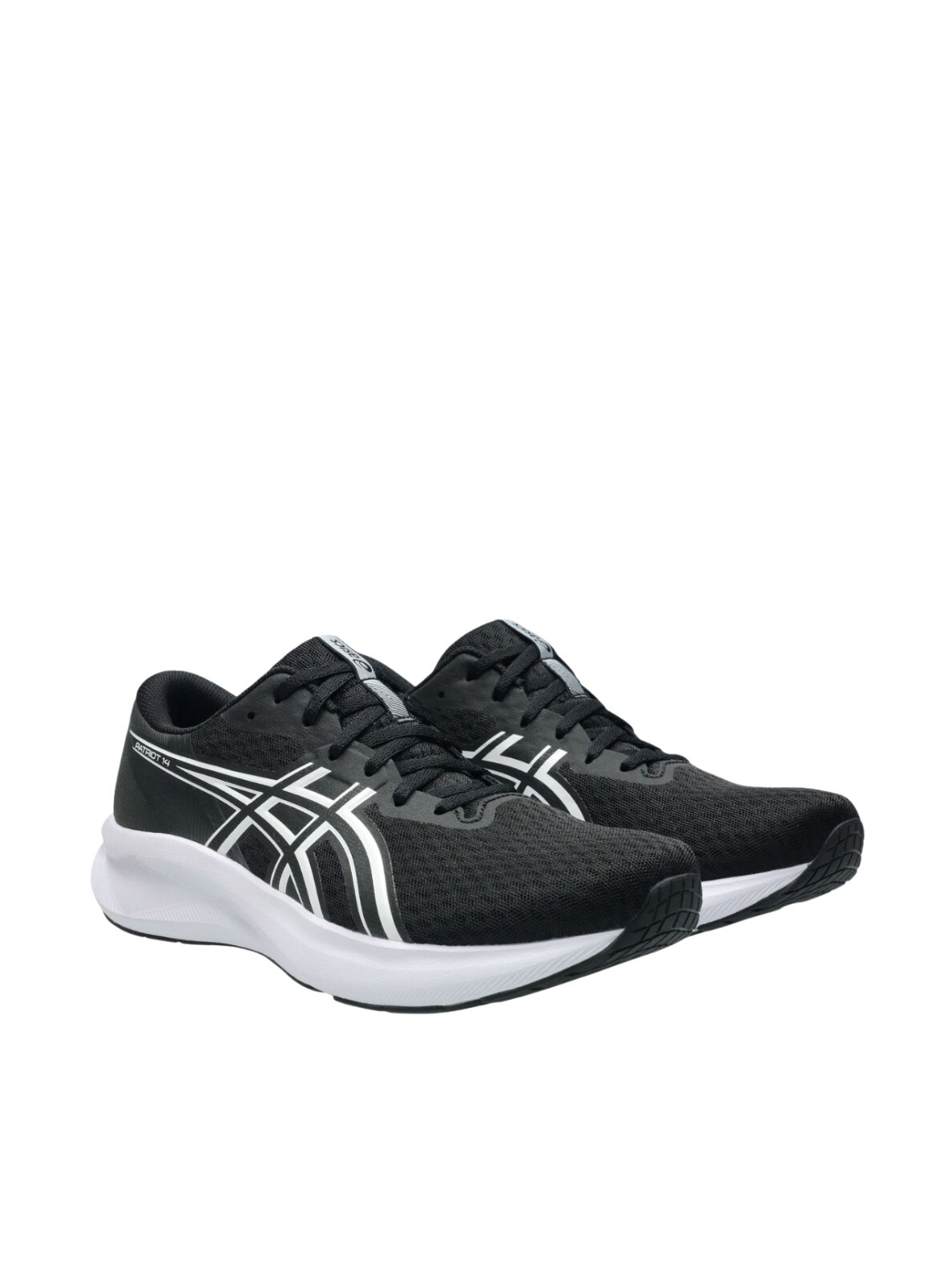 Asics Patriot 14 vyriški bėgimo bateliai, juodi 1011C050 002 1