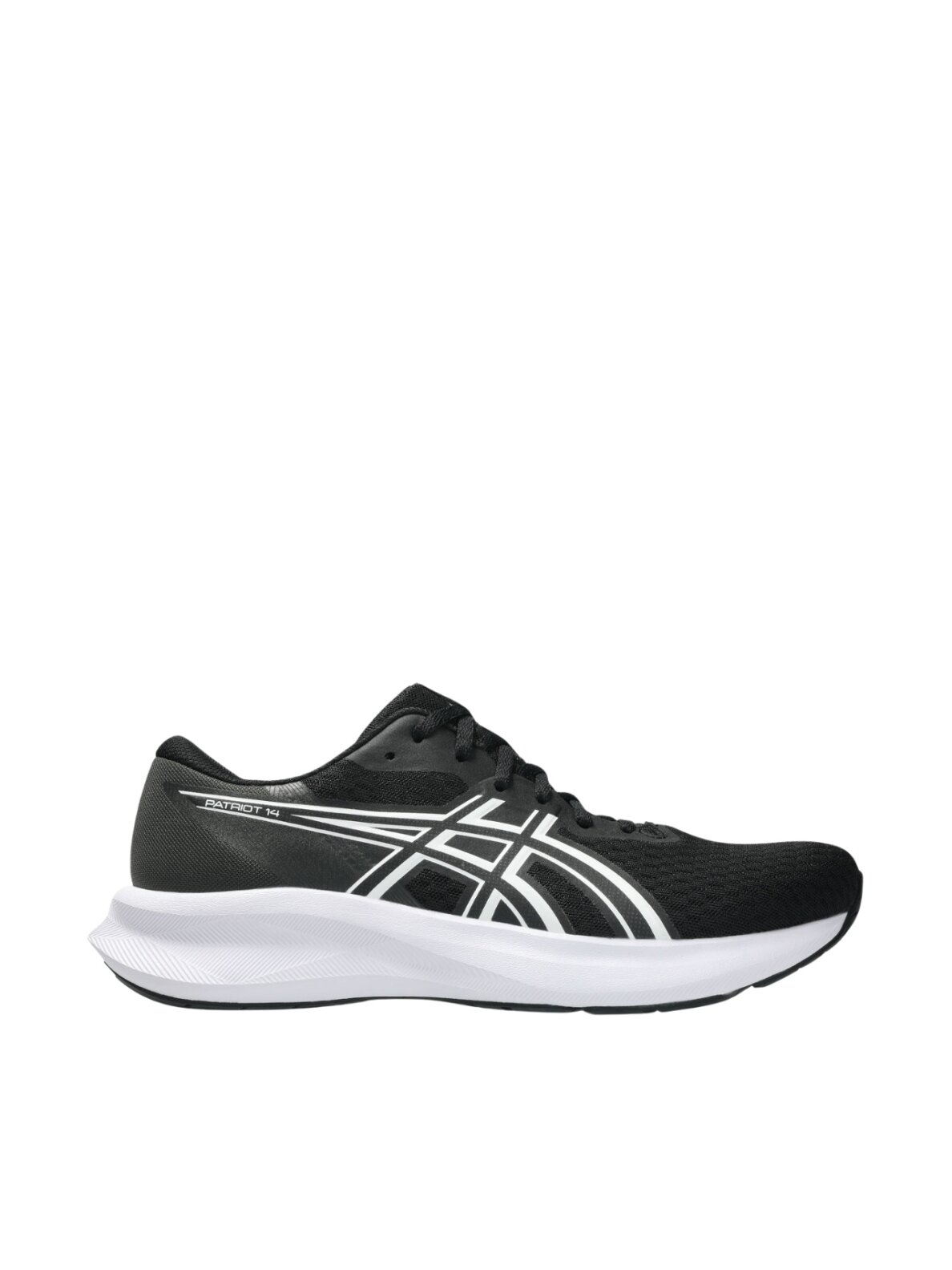 Asics Patriot 14 vyriški bėgimo bateliai, juodi 1011C050 002 Asics Patriot 14 vyriški bėgimo bateliai, juodi 1011C050 002