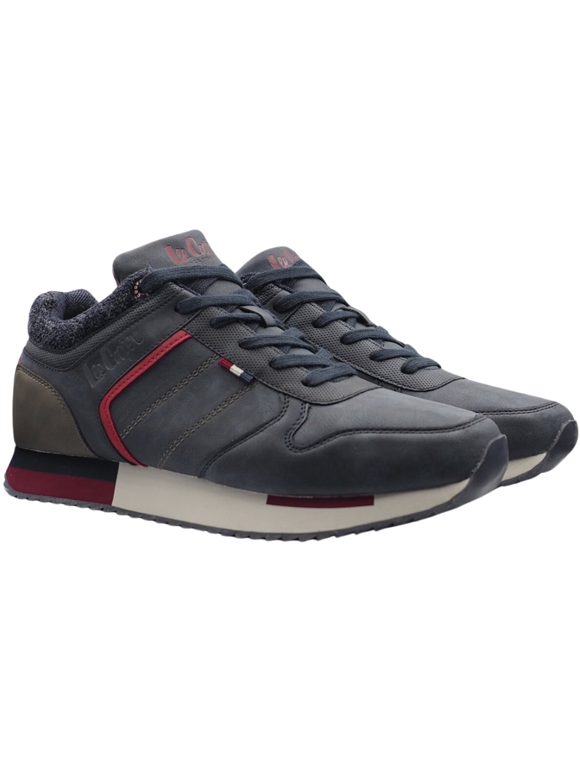 Lee Cooper vyriški batai, tamsiai mėlyni ir raudoni LCJ-21-29-0642M 1