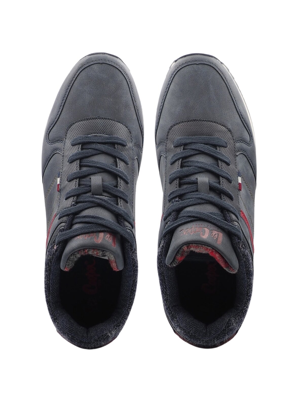 Lee Cooper vyriški batai, tamsiai mėlyni ir raudoni LCJ-21-29-0642M 3