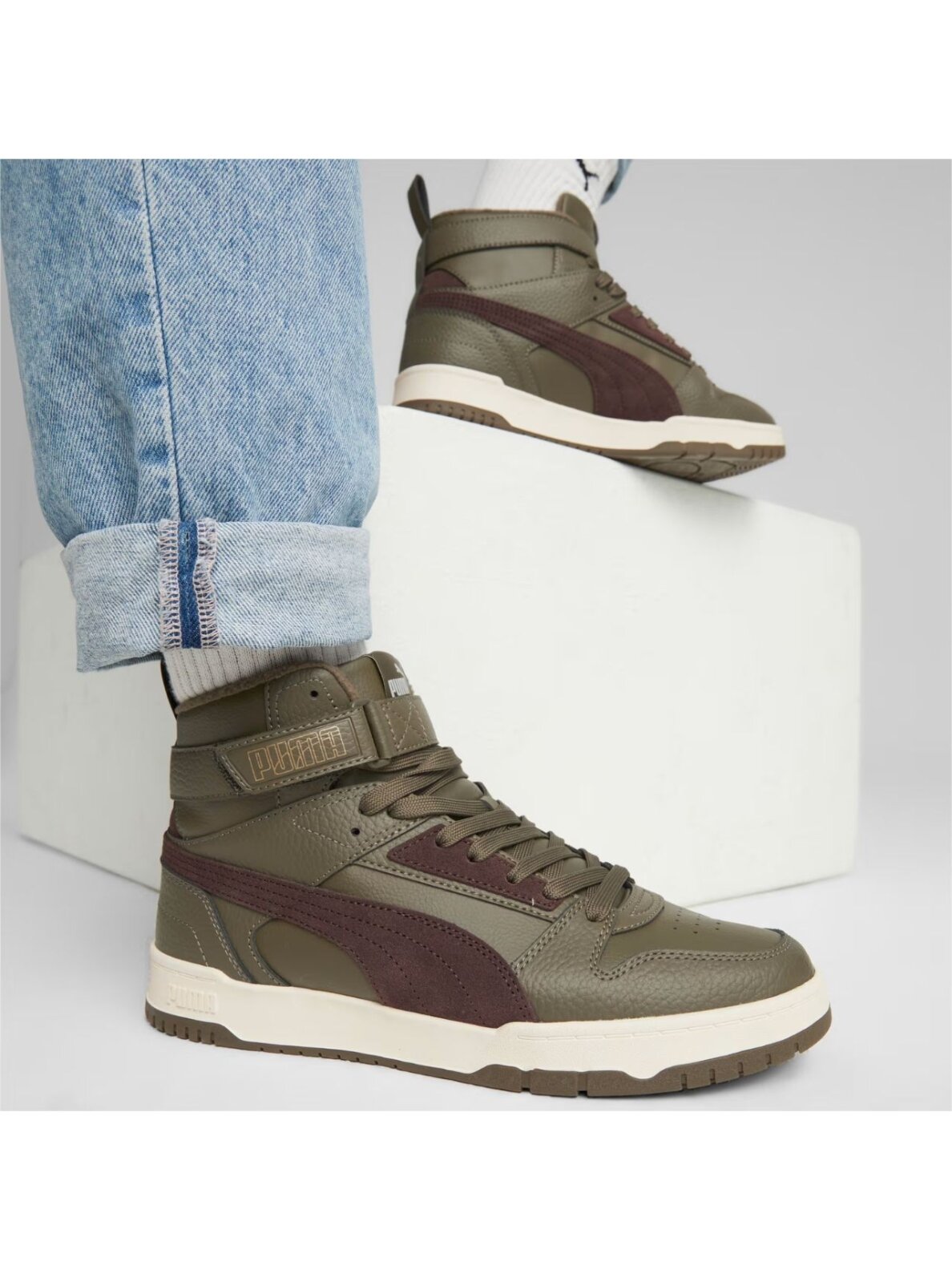 Puma RBD Game WTR vyrams žaliai-rudi batai 387604 01 4