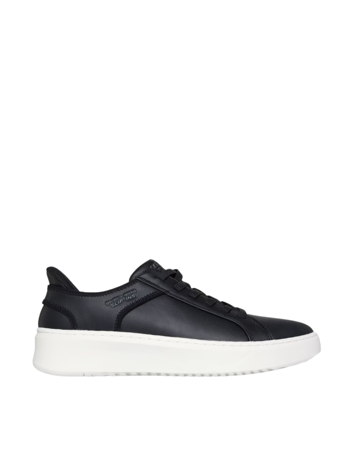Skechers vyriški laisvalaikio bateliai Court Break Double Vented, juodi, 183177 BLK