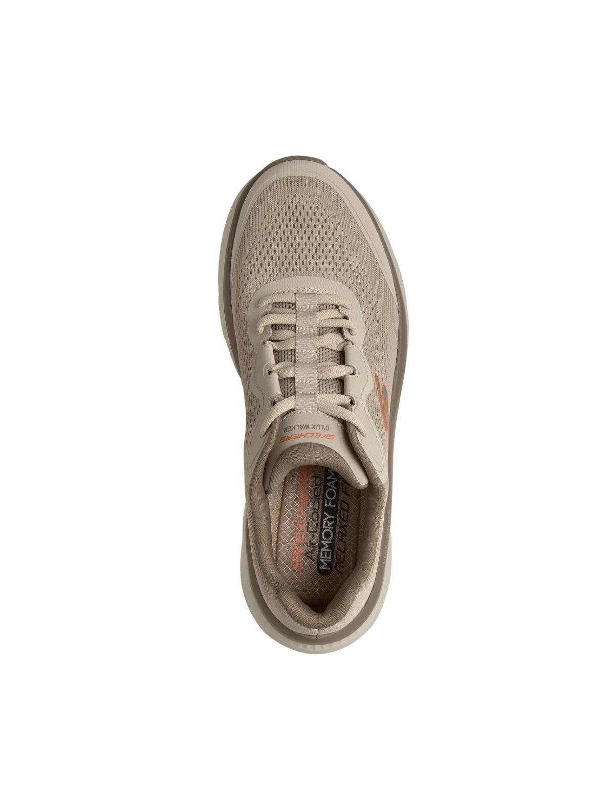 Skechers vyriški laisvalaikio bateliai D'Lux Walker 3.0 Bravik, taupė-oranžinės spalvos, 233247 TPOR 2 Skechers vyriški laisvalaikio bateliai D'Lux Walker 3.0 Bravik, taupė-oranžinės spalvos, 233247 TPOR 2