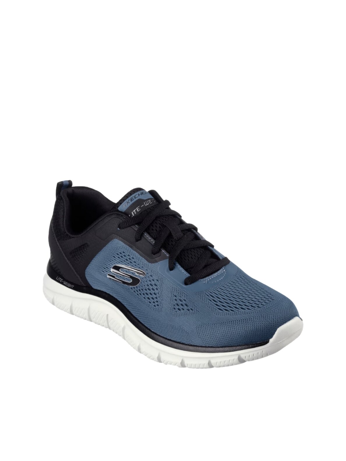 Skechers Track Broader vyriški batai mėlyni 232698 BLBK 1 Skechers Track Broader vyriški batai mėlyni 232698 BLBK 1