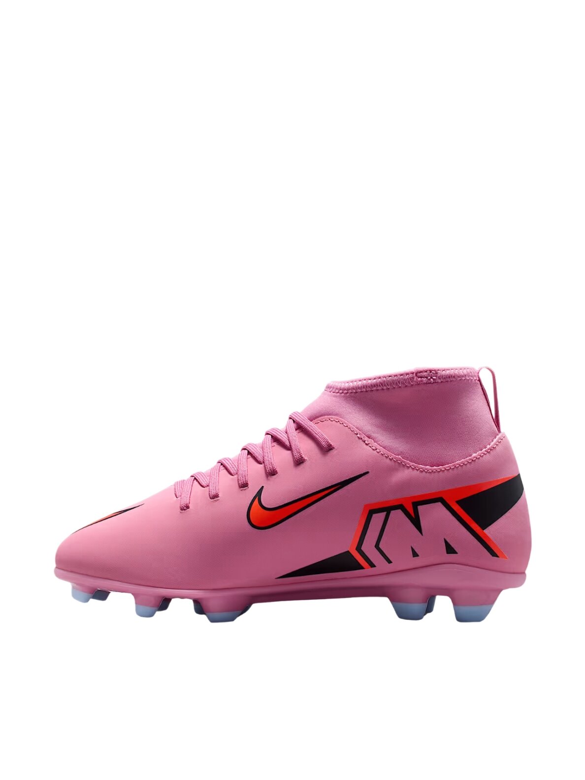 Nike Mercurial Superfly 10 Club FG/MG futbolo bateliai vaikams Raudona 4