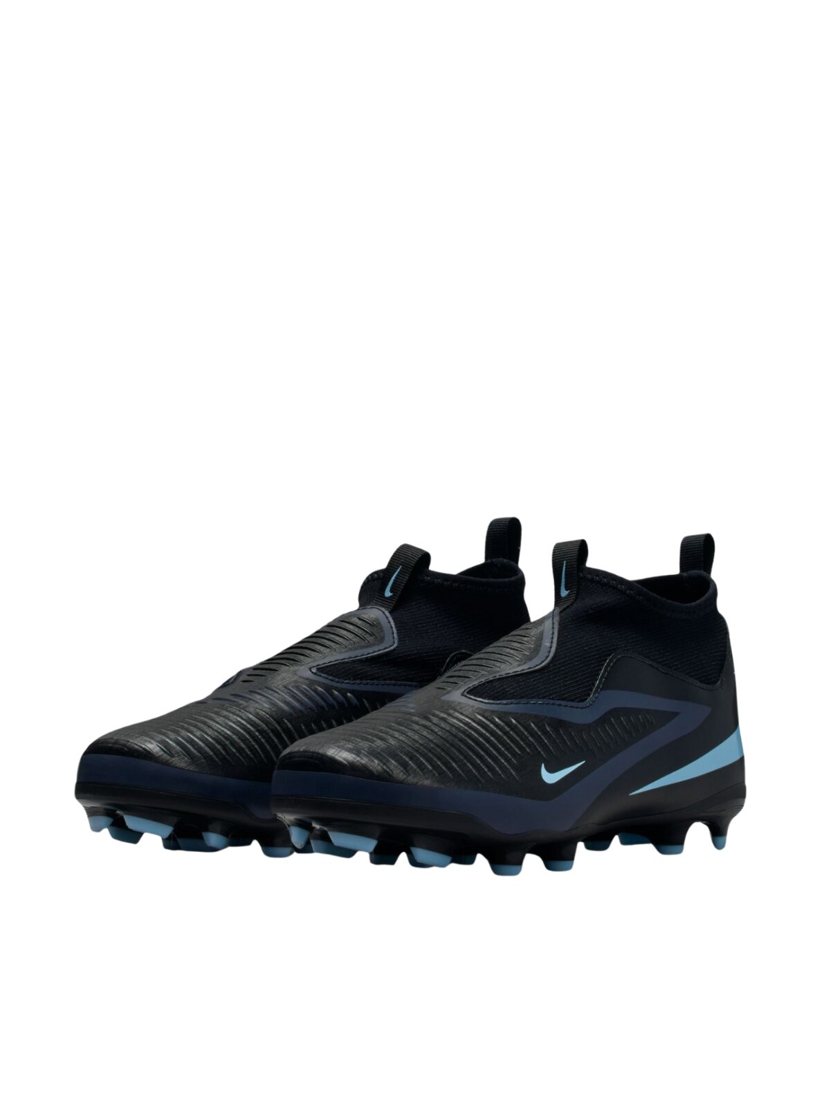 Nike Phantom 6 High Academy FG/MG vaikams futbolo bateliai juodi HQ2042 003 1