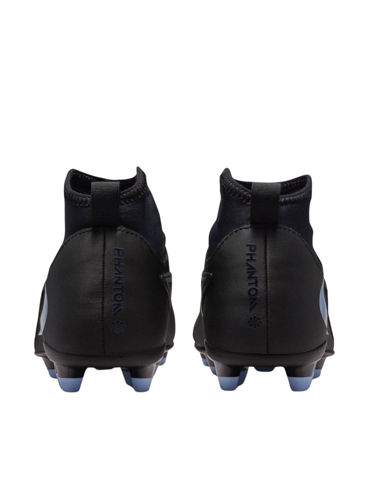 Nike Phantom 6 High Club FG/MG futbolo bateliai vaikams, juodi 2