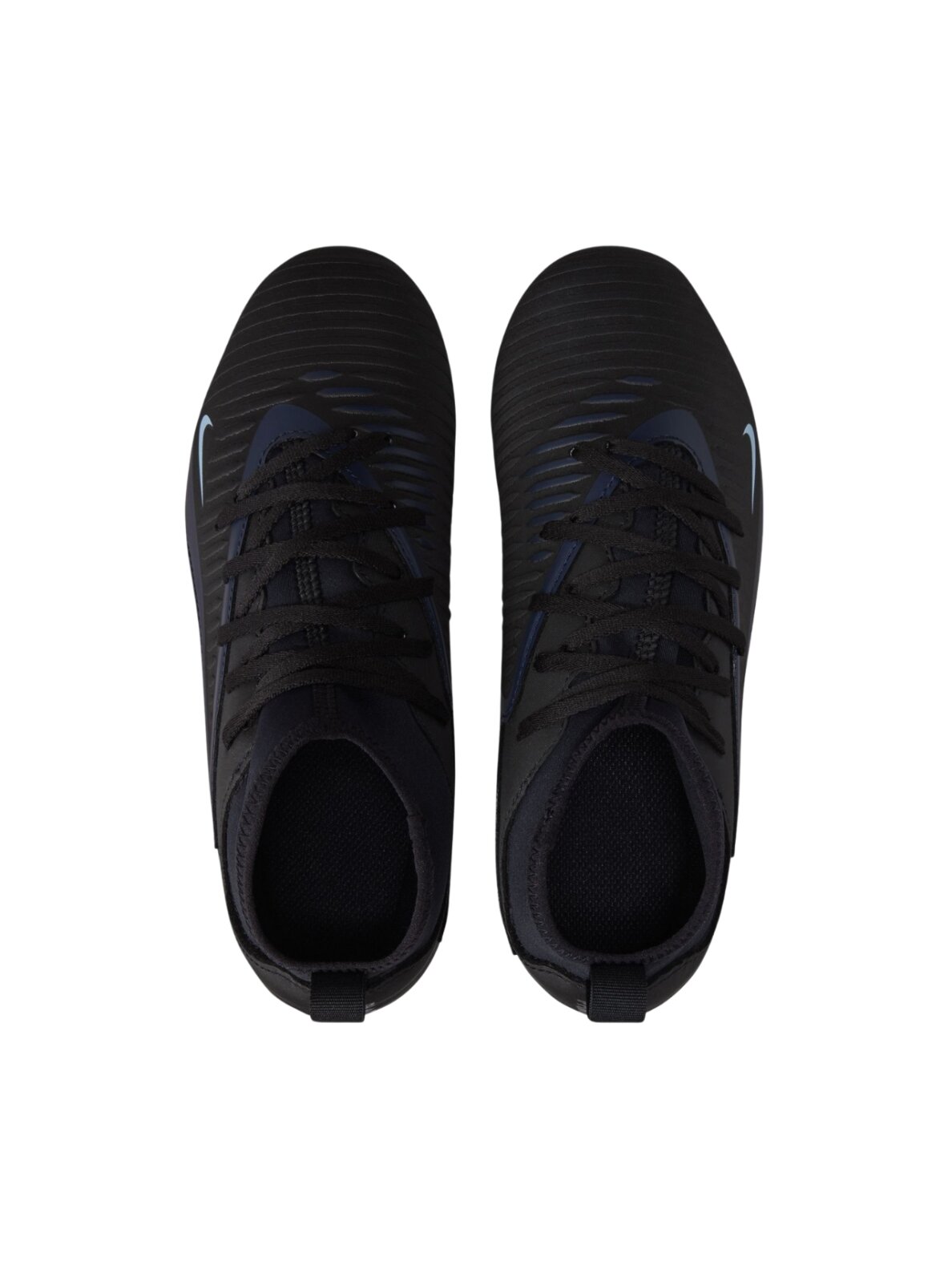 Nike Phantom 6 High Club FG/MG futbolo bateliai vaikams, juodi 3