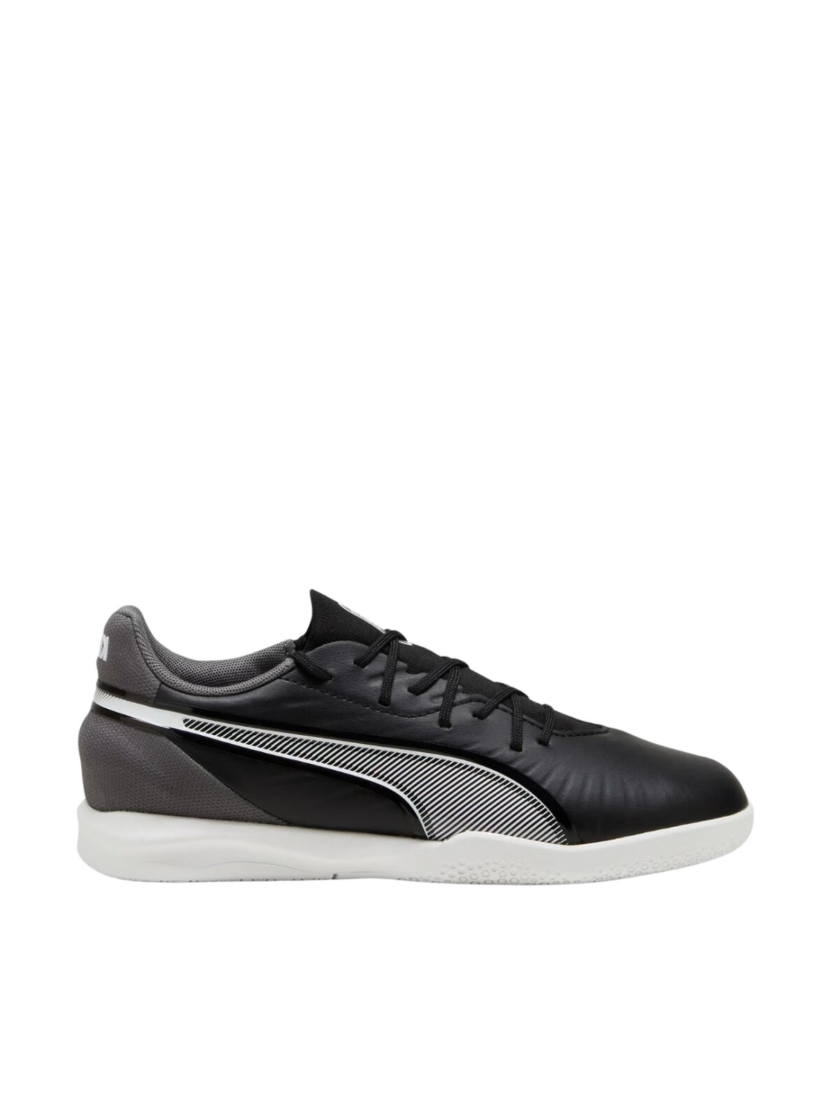 Puma King Match IT futbolo bateliai vaikams juodi