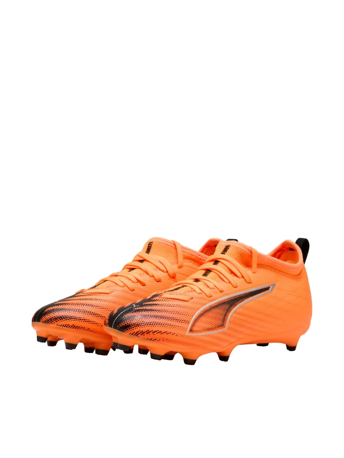 Puma Ultra 6 Match FG/AG Heat Fire oranžiniai vaikiški futbolo bateliai 108515 03 1