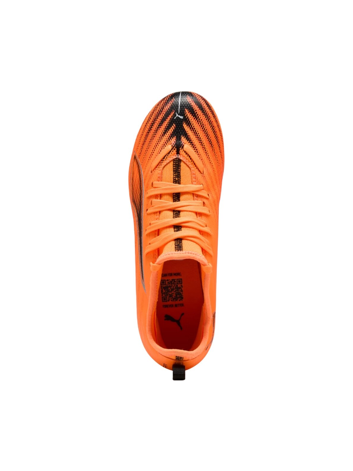 Puma Ultra 6 Match FG/AG Heat Fire oranžiniai vaikiški futbolo bateliai 108515 03 3